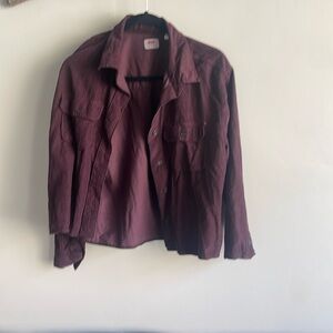 Maroon Levi’s Shacket